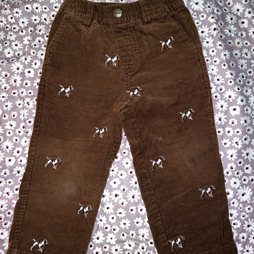 Corduroy puppy pants 🐶